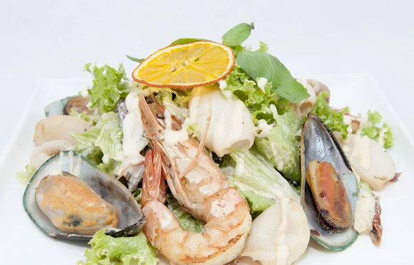 Insalata con frutti di mare — Foto Stock