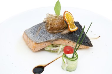 fırında somon steak