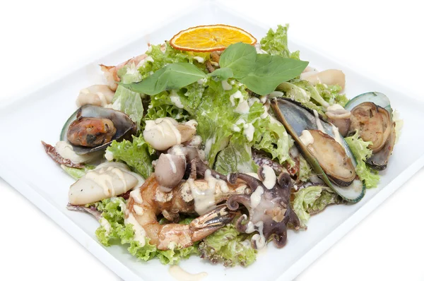 Seafood salad — Stock Photo, Image