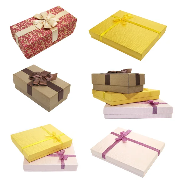 Collection boxes for gifts — Stock Photo, Image