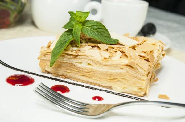 Napoleon cake — Stock Photo, Image