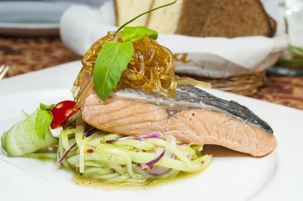 Filetto di salmone al forno — Foto Stock