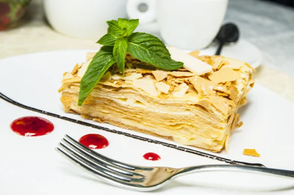 Napoleon cake — Stock Photo, Image