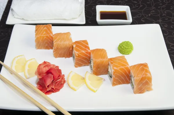 Sushi japonés — Foto de Stock