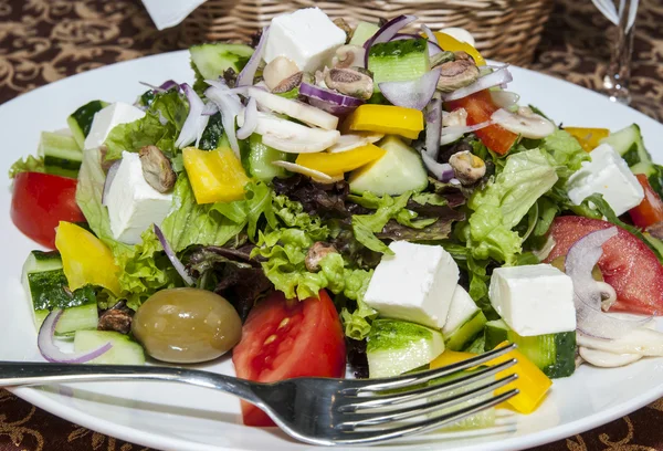 Greek salad — Stock Photo, Image