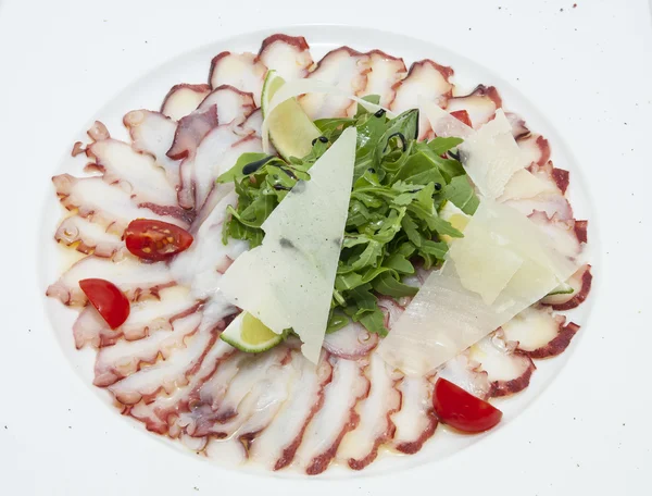 Carpaccio van octopus — Stockfoto