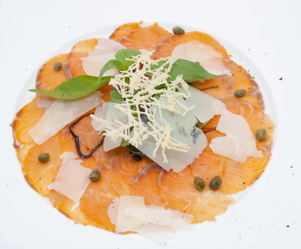 Fette di salmone — Foto Stock