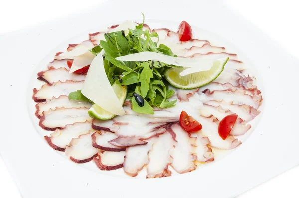 Carpaccio vom Tintenfisch — Stockfoto