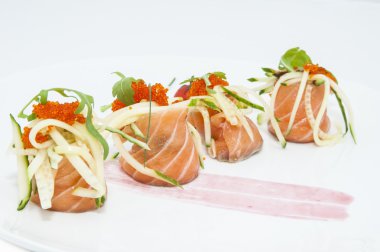 otlar ile balık böreği