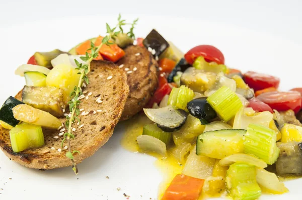 Steamed vegetables — Stock Photo, Image