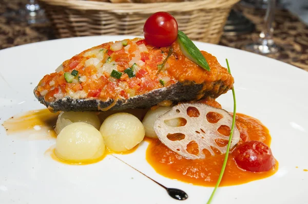 Gebackener Fisch — Stockfoto