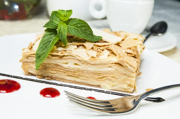 Napoleon cake — Stock Photo, Image