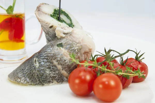 Baked fish — Stock Photo, Image