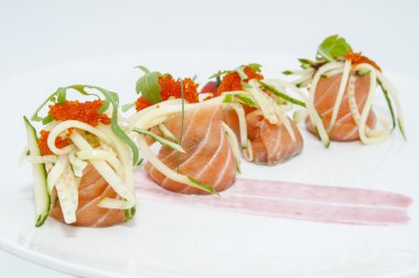 otlar ile balık böreği