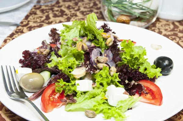 Griechischer Salat — Stockfoto