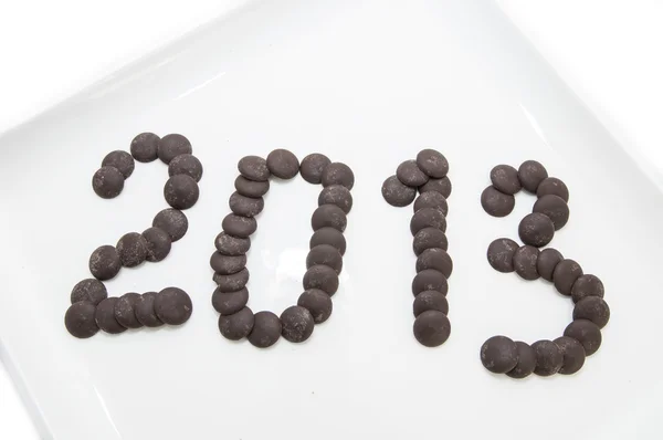 Numeri di cioccolato — Foto Stock