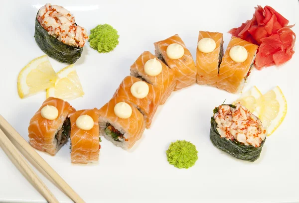 Sushi japonês — Fotografia de Stock