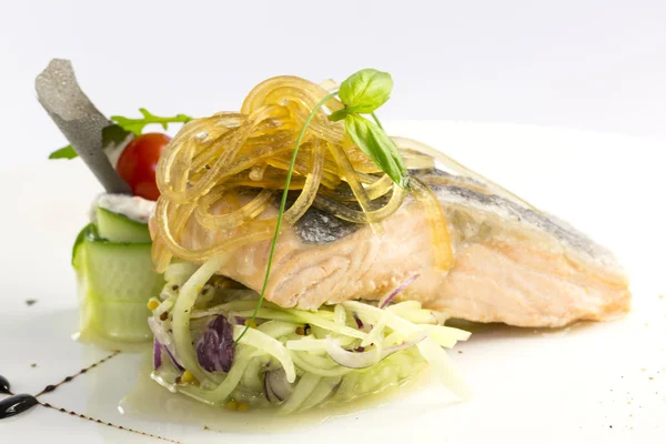 Gebackener Lachs — Stockfoto