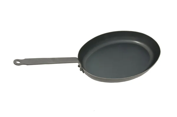 Pan for cooking the steak on a white background — Stock Photo, Image