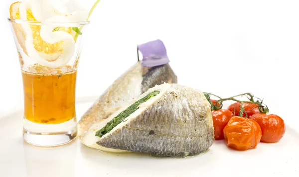 Baked fish — Stock Photo, Image