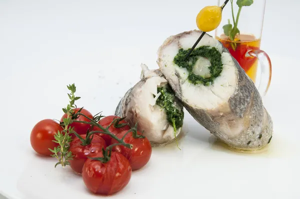 Pesce al forno — Foto Stock