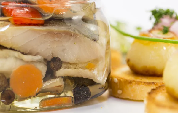 Pickled herring — Stockfoto