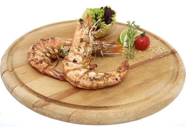 Grilled shrimp — Stock Photo, Image