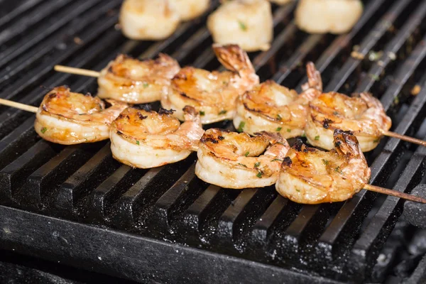 Cooking shrimp — Stock Photo, Image