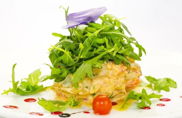 Ensalada con camarones — Foto de Stock