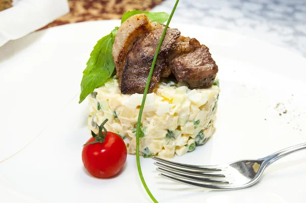 Zeevruchten salade — Stockfoto