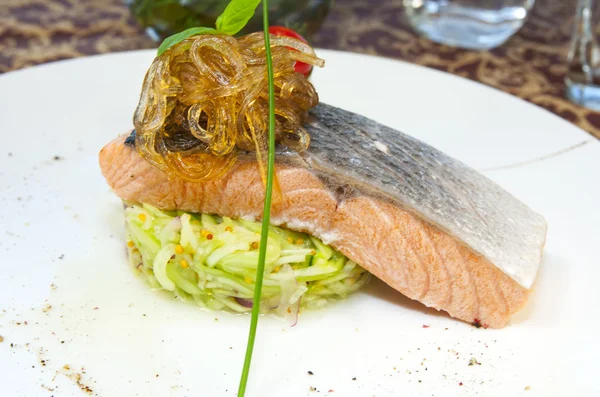 Filetto di salmone al forno — Foto Stock