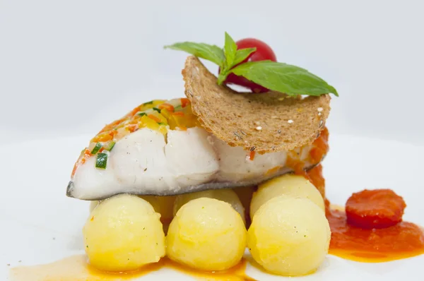 Pesce al forno — Foto Stock