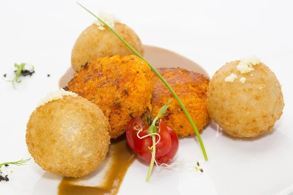 Carrot rissoles — Stock Photo, Image