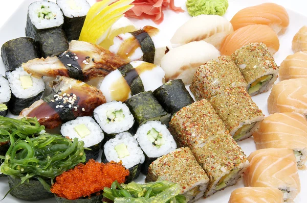 Sushi with vegetables — Stock Photo, Image