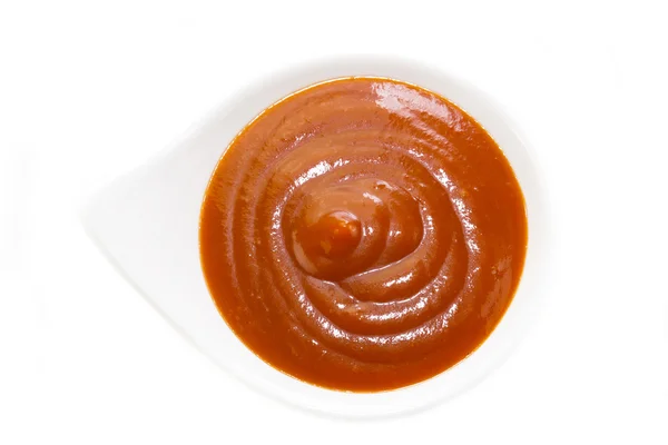 Piatto con salsa — Foto Stock