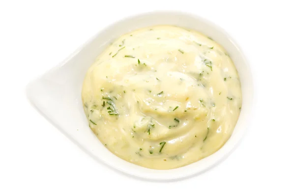 Egg mayonnaise sauce — Stock Photo, Image
