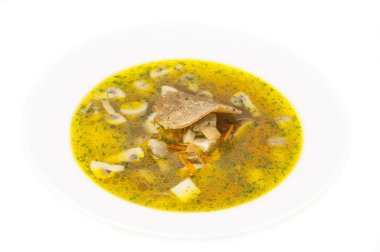 mantar ve fasulye çorbası