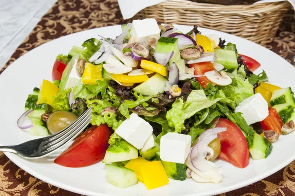 Greek salad — Stock Photo, Image