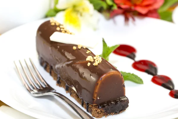 Čokoládové suflé — Stock fotografie