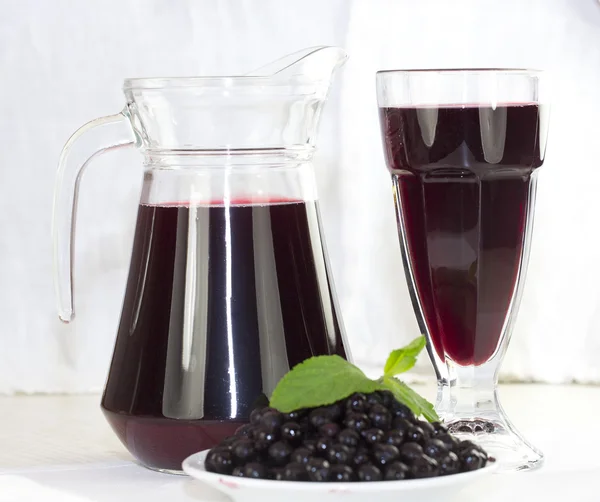 Pot van berry drank — Stockfoto