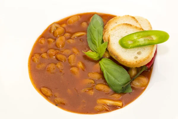 Zuppa con fagioli — Foto Stock