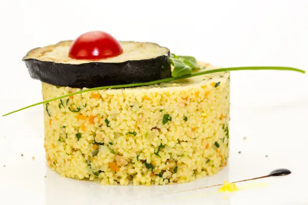 Couscous embellished — Stock Photo, Image