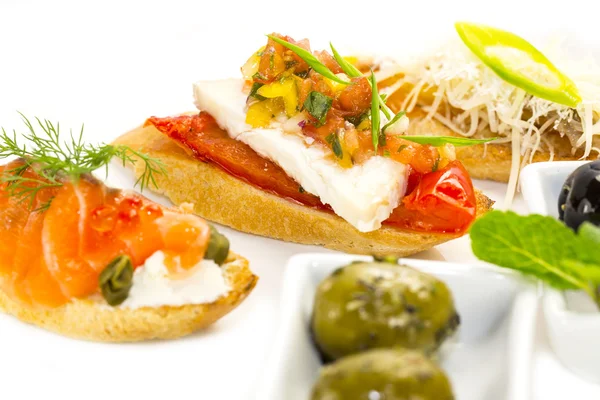 Spanish sandwiches — Stock Photo, Image