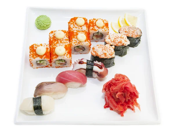 Zeevruchten sushi — Stockfoto