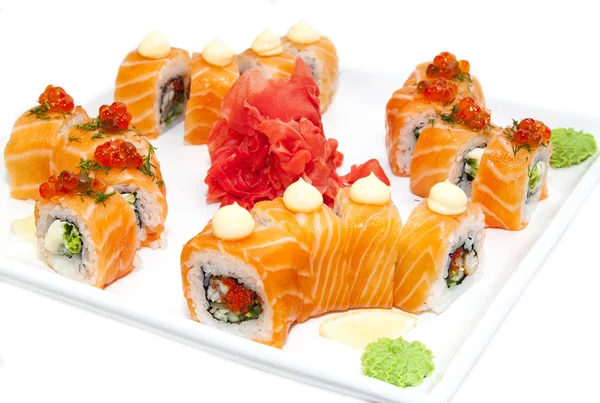Meeresfrüchte-Sushi — Stockfoto