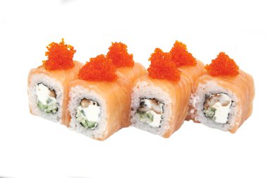 Japon balık ve sebze ile rulo