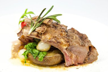 Kızarmış kaburga buzağı