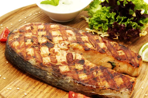 Steak de saumon succulent — Photo