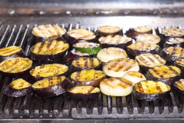 Restoran ızgara sebze yemek