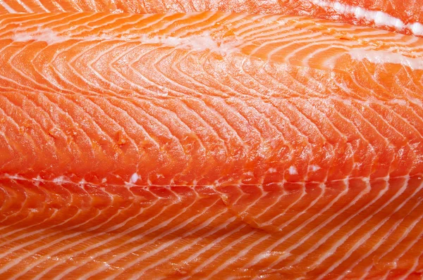Carne fresca de pescado con filete de salmón — Foto de Stock